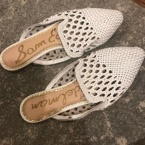 White Sam Edelman Slide